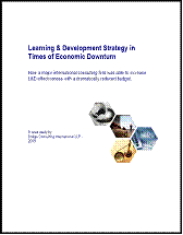 Learning & Development Strategy in Times of Economic Downturn
